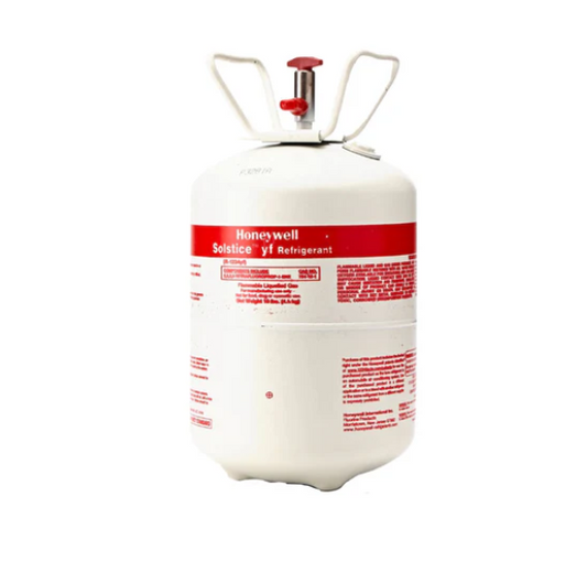 R-1234YF Refrigerant Gas – 10 lb Factory-Sealed Cylinder