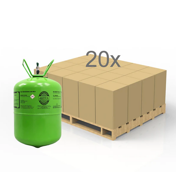 R-407A Refrigerant Gas – 25 lb Factory-Sealed Cylinder