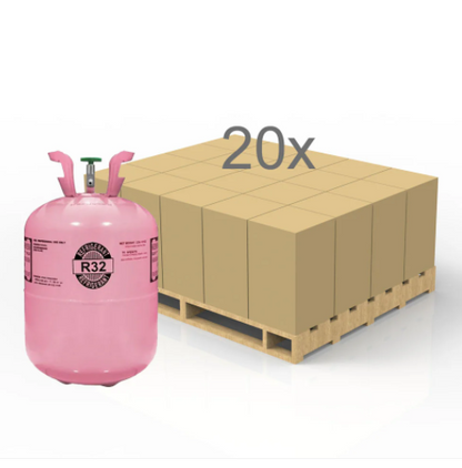 R-32 Refrigerant Gas – 20 lb Factory-Sealed Cylinder