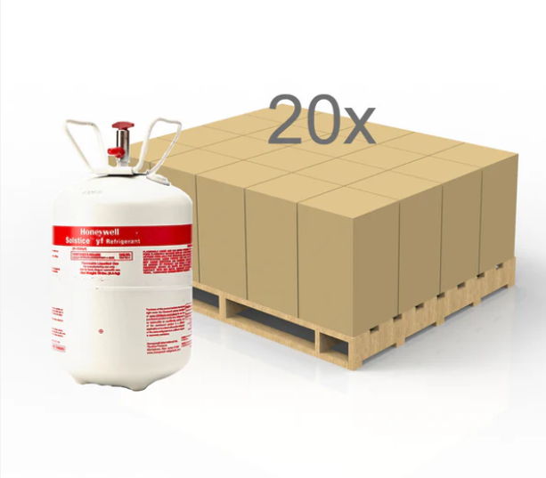 R-1234YF Refrigerant Gas – 10 lb Factory-Sealed Cylinder