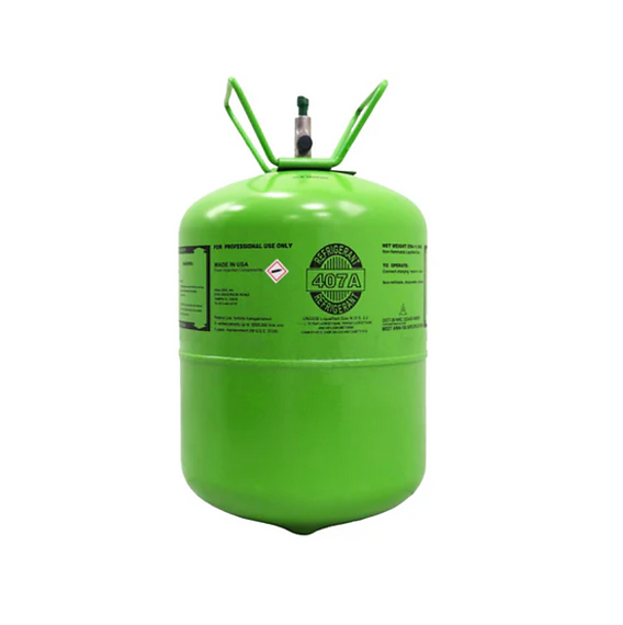 R-407A Refrigerant Gas – 25 lb Factory-Sealed Cylinder